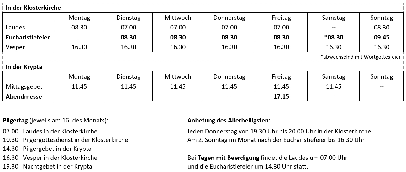gottesdienstordnung juli 2026
